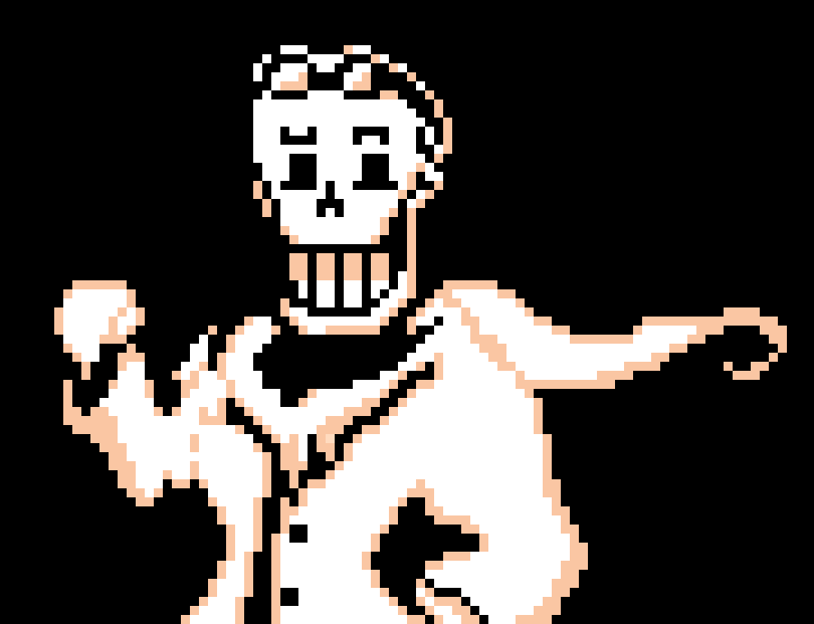 [6a3e23] inverted fate paps: [summons blue bones in front of glitch and baron to block blasts]