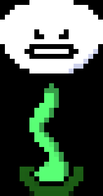 [a25343] OW! At least I don't look like a stupid flower anymore... -Flowey