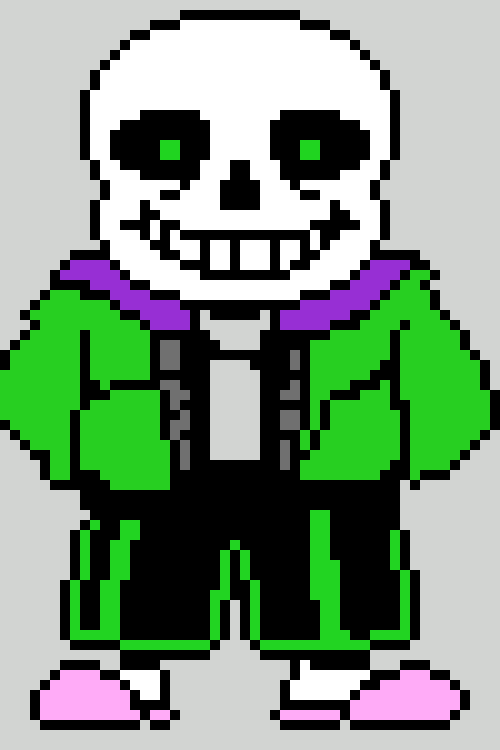 [42512f] Clovertale Sans Battle Sprite