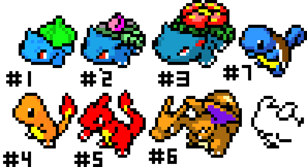 [9664c4] WIP Kanto Starters