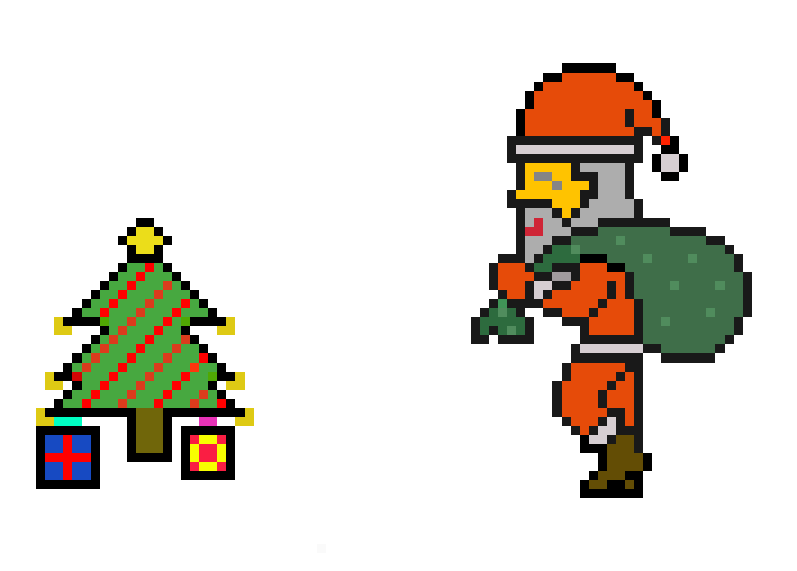 [a18eb7] Pikel art - X-Mas