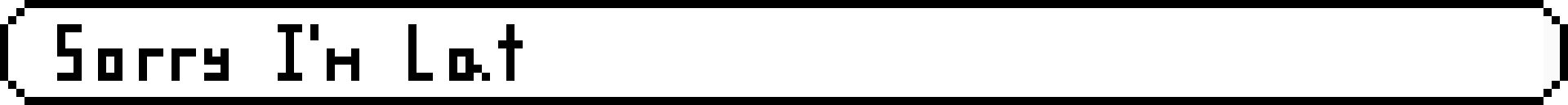 [bcb7cc] sorryimlate