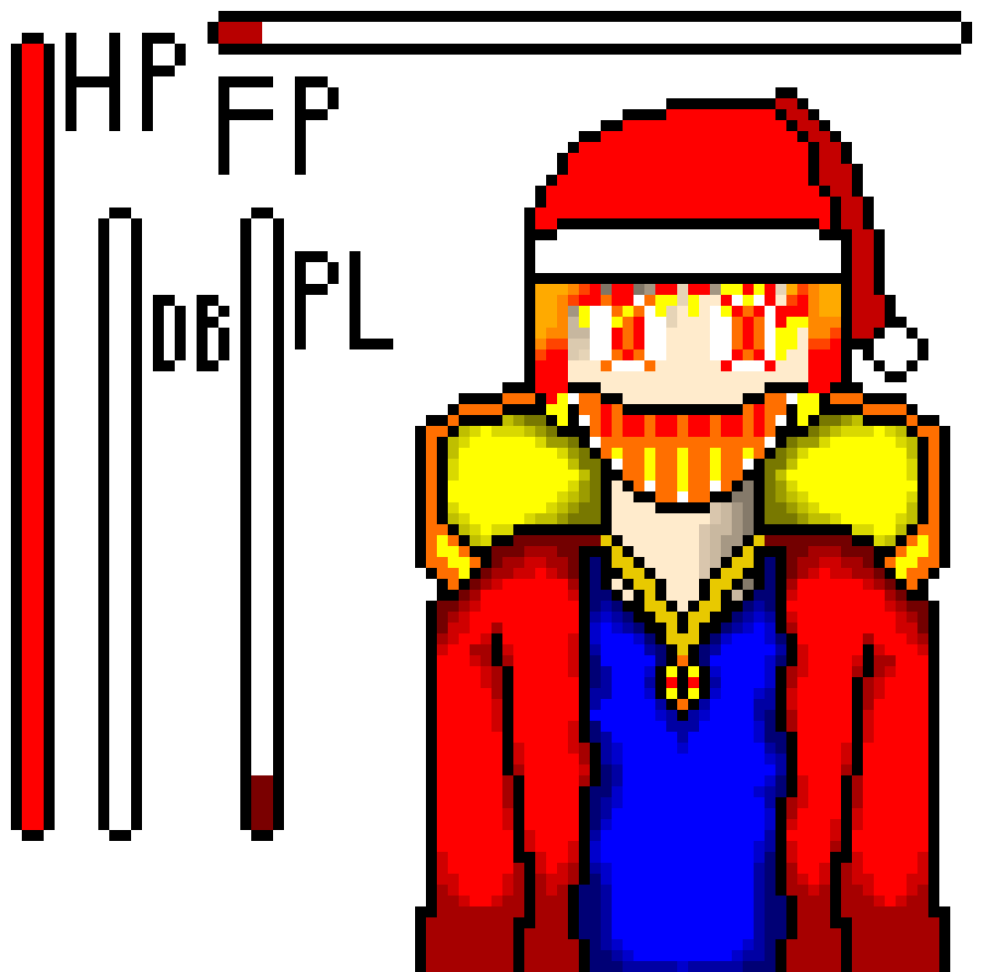 [9739df] Cool. *opens The Door And Sees SwapChara* Oh Hi! :D - Crimzøn Hana (Christmas Hat)