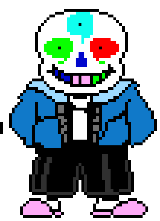 [7b4cc2] Green Sans, mixed Sans, Red Sans