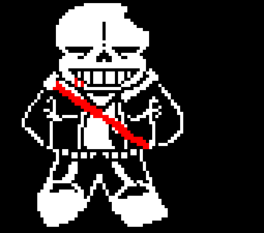 [7b43fa] Horrortale Last Starvation Sans Sprite phase 1.5