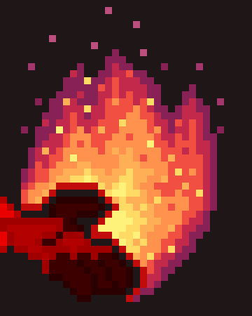 [63ceb7] I still can`t get over, how good I made this fire... Hell, my first try at making fire looked good!... Which looking at this gives me some hope for my art skills... But, it`s 2nd, period now so gtg... "Student Aid"...