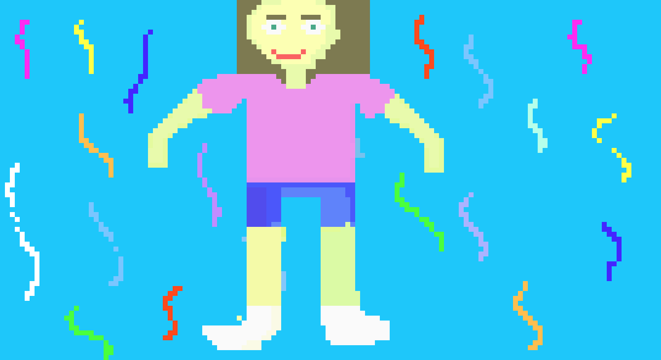 [42aac5] pixel art drawing