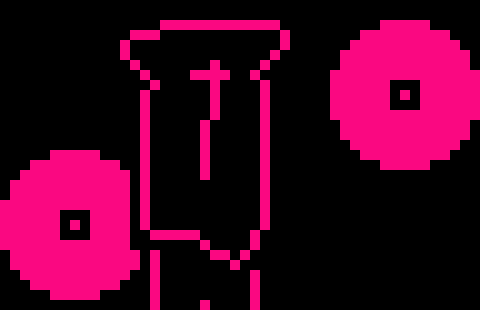 [18f49e] (throws discs at blixer)