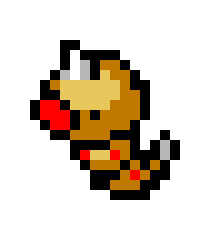 [9664c4] Weedle Pixel Art (Pokemon)
