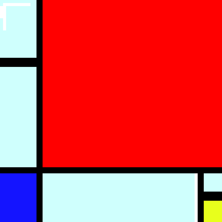 [4755e4] Compostion with Red, Blue and Yellow