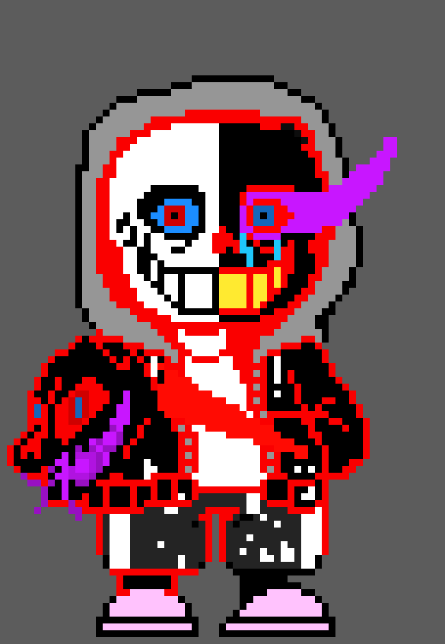 [ac28da] uses strings to grab comic sans and throws him really high in the air and gaster blasters fire at him)