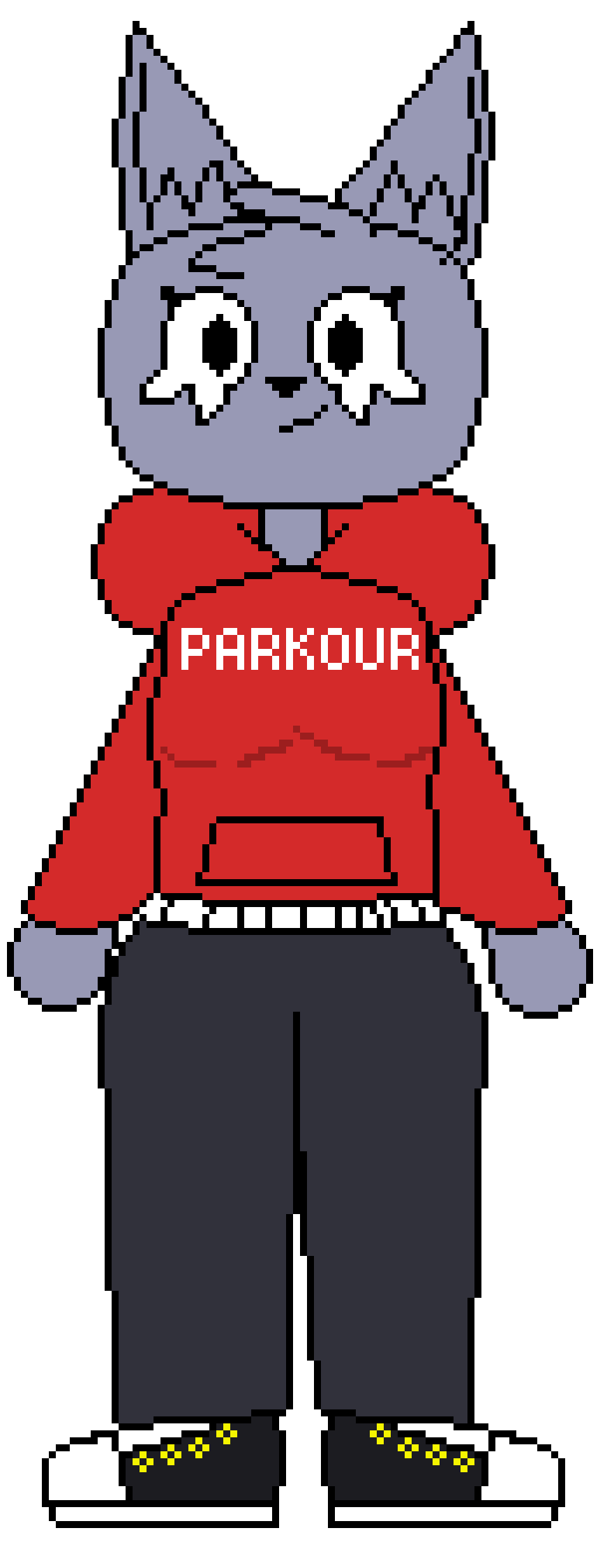 [0b51d0] (Reposted here, because I don't think anyone in RP is gonna respond.) So, this character is finally done, might add shading later. So, opinions?