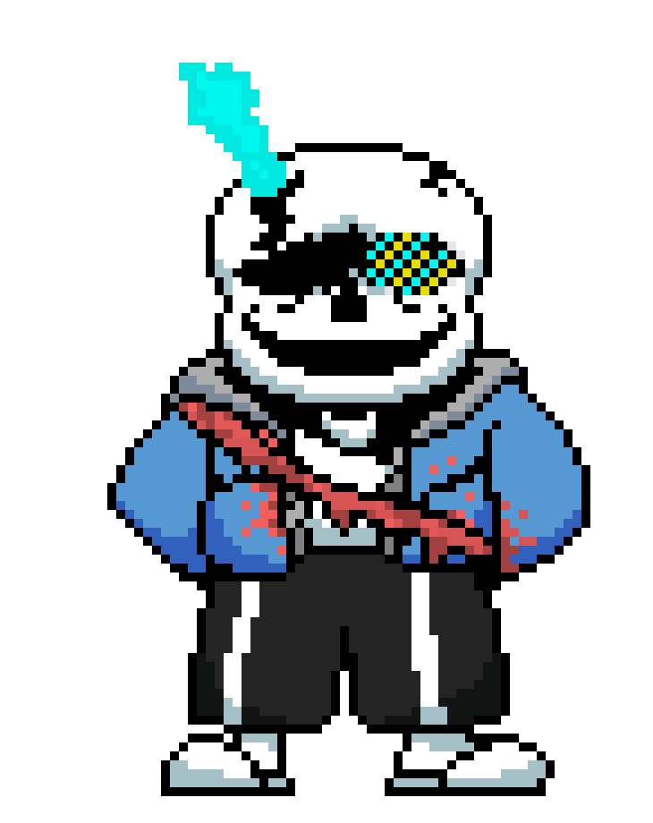 [ded0fb] Undertale Last Breath Sans Sprite PHASE 3. EXPERT MODE