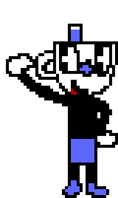 [9664c4] Mugman Pixel art