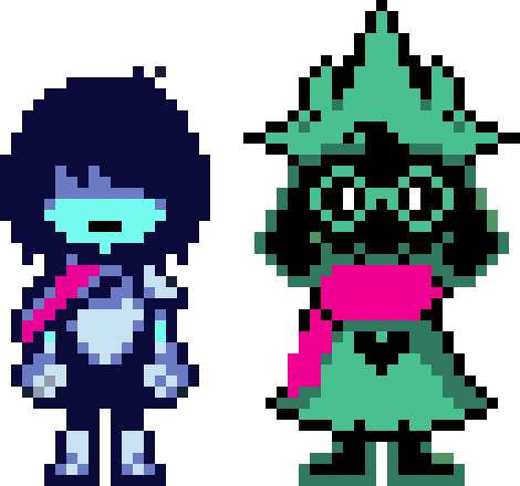 [cd8c45] Lightner Kris and Ralsei - K.Vargas