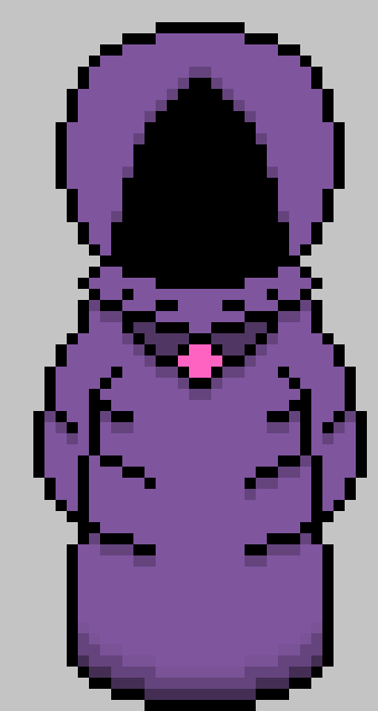 [990543] *A Robed figure lands gently from the sky.*