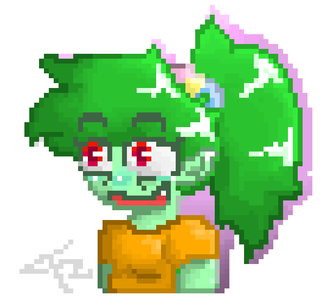 [005fa5] Aviva- yeah, PAM is surprisingly fun to use to make sprites. I need to use it more... But what's your DA? i dont really use mine but i'd like to see your stuff. IM more on Instagram and Scratch (amino but who likes amino anymore)