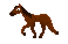 [9664c4] PixelArtHorseRun1
