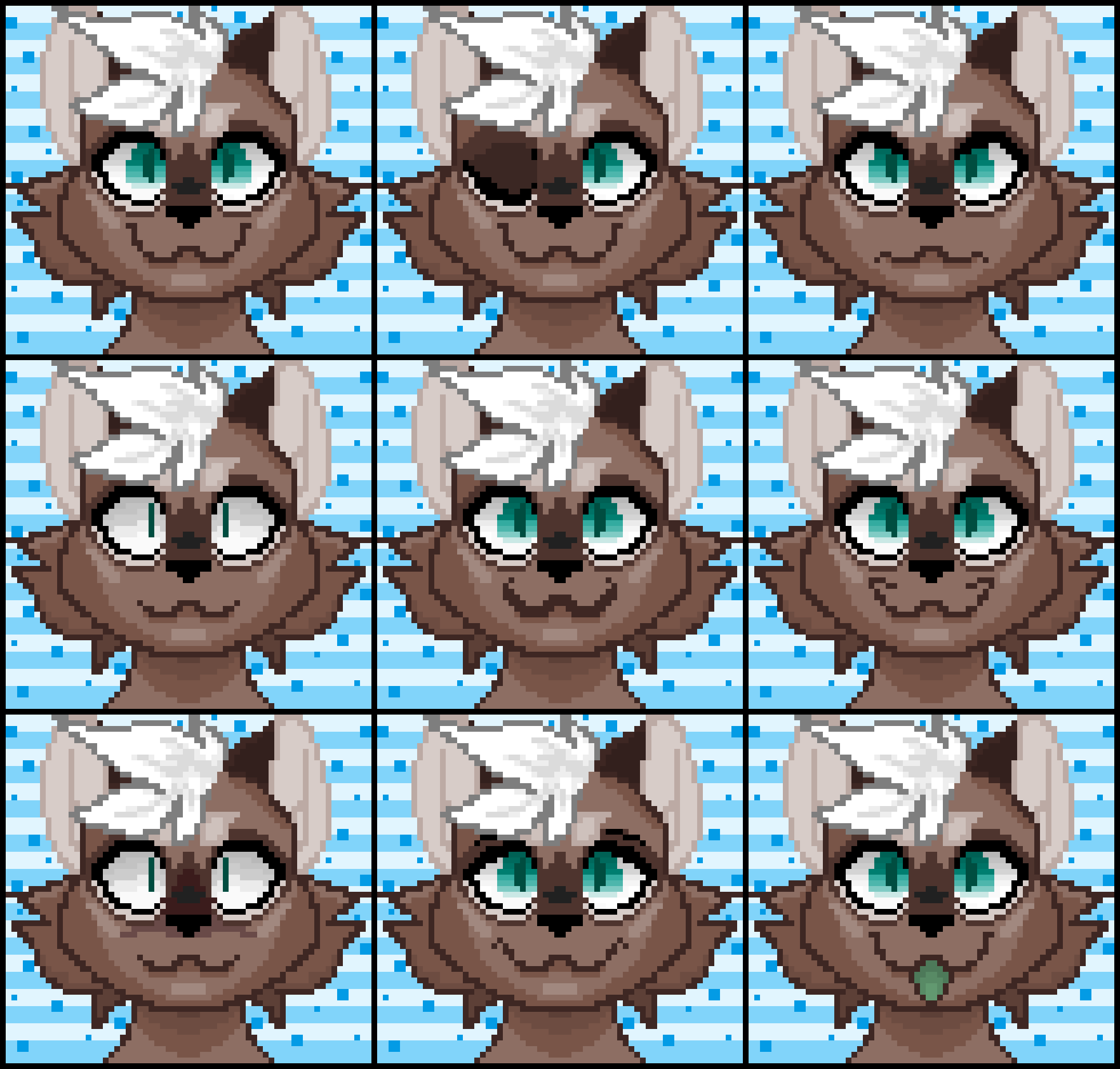 [95be89] Has anyone else seen Lewis, yet?... Well, here is teh palette... And, when I look at this from afar, without the grid, it kinda... Looks like a "hacked", image, even though I redrew, the image within the DESC...