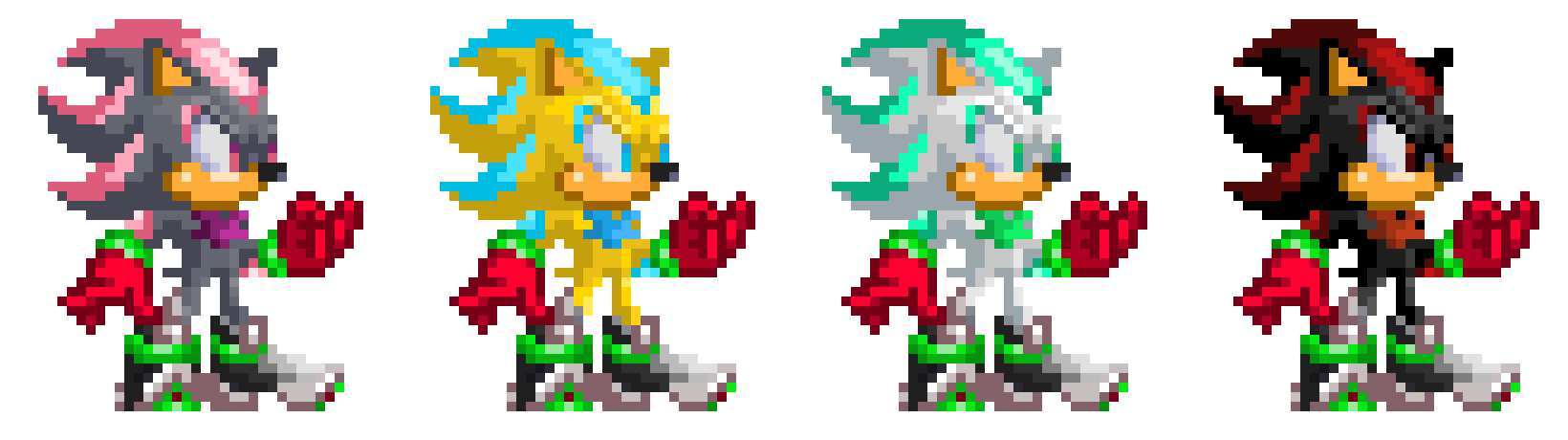 [e8e0b1] Mercury the Hedgehog Forms (redesign)