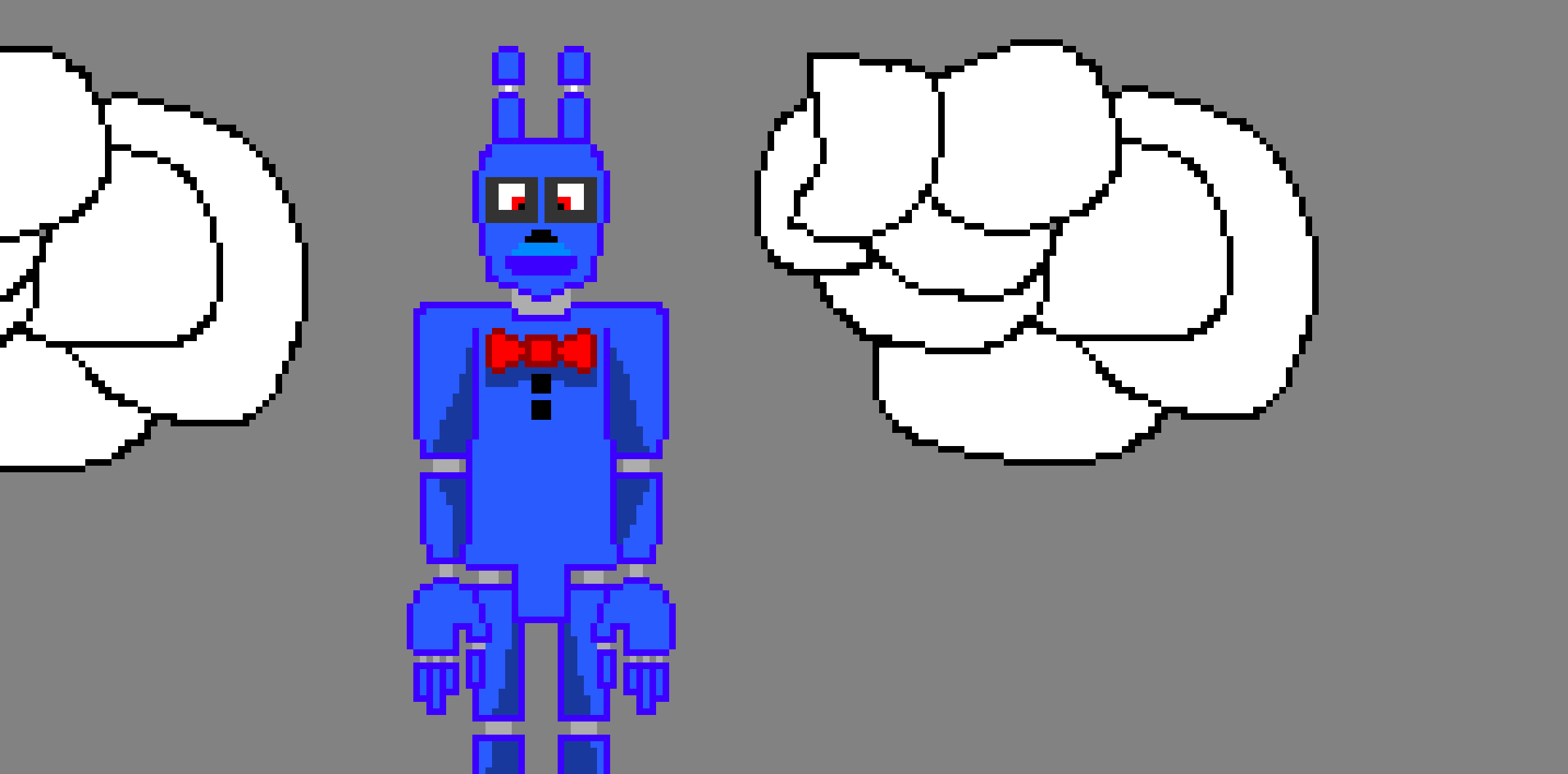 [9664c4] Bonnie The Bunny Pixel Art