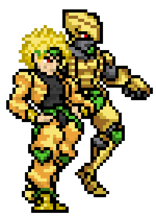 [4076f0] -he would be floating, looks out for the x event- -DIO (cleetus)