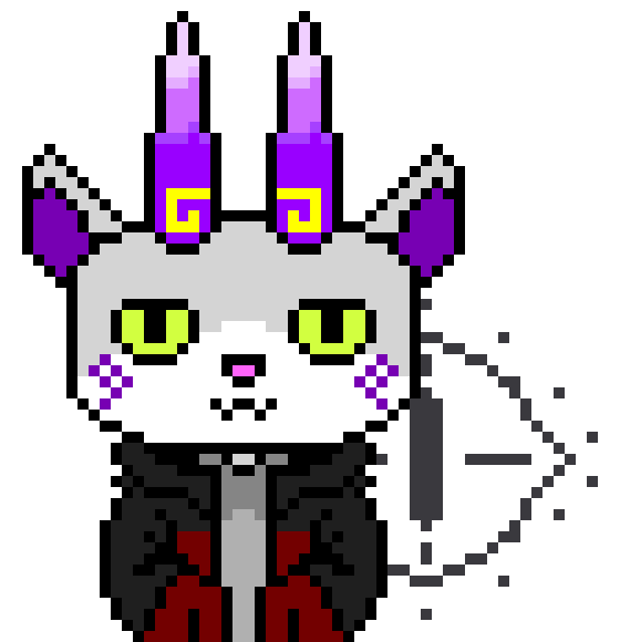 [5b2f3e] fun fact: 3E3E3E is the color for any post in darkmode, as you can see a very dim eye behind Korihi, as I made it slightly purple.