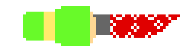 [53a360] avoids one then blocks with knife then sends 5 slash projectiles at the attacker *