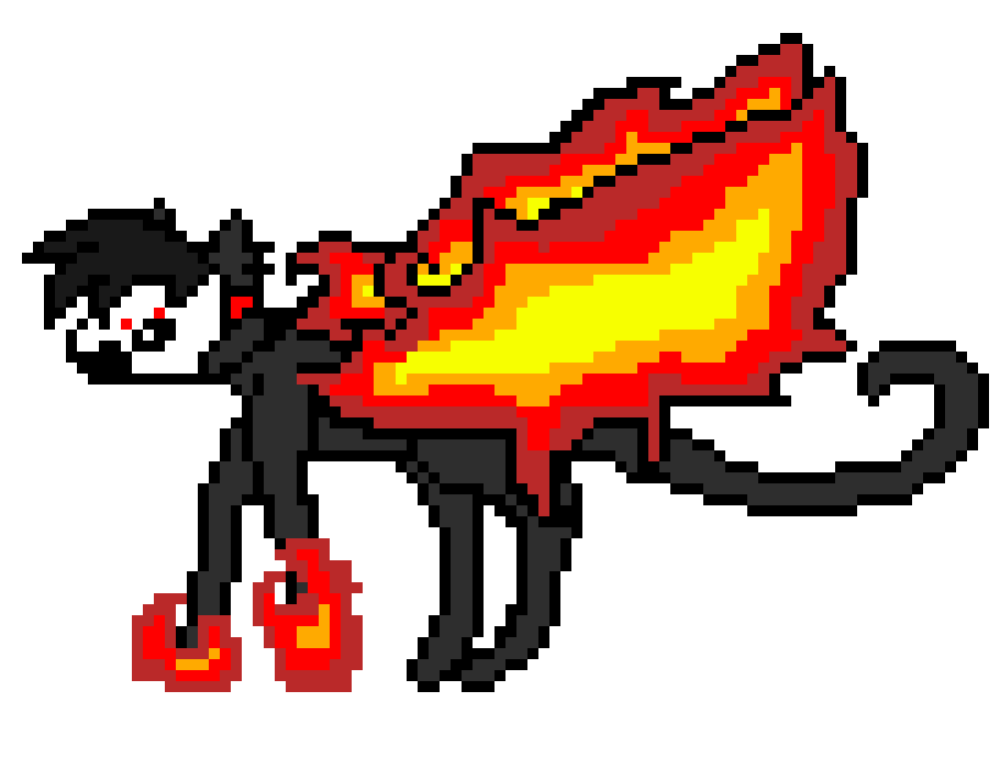 [9664c4] Flaming Cat