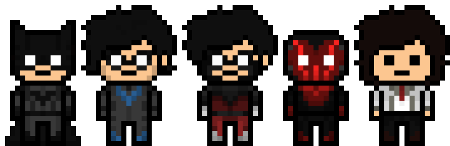 [fec244] danganronpa pixel sprite base