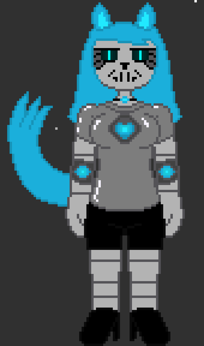 [4fbda4] hey skeld...genderswap Evan is now a robot...-Evan