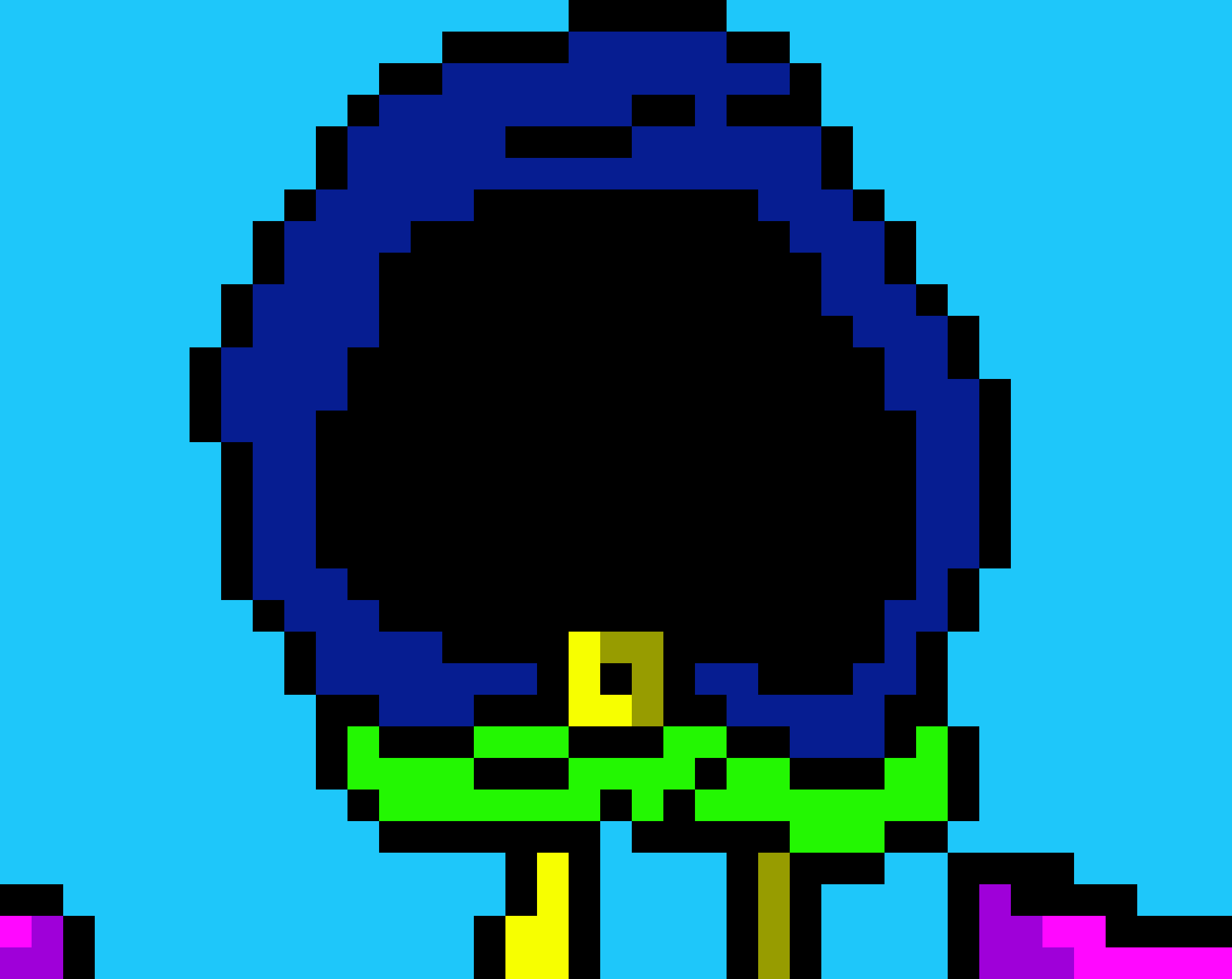 [ca8ee4] A figure comes from the ground and watches 