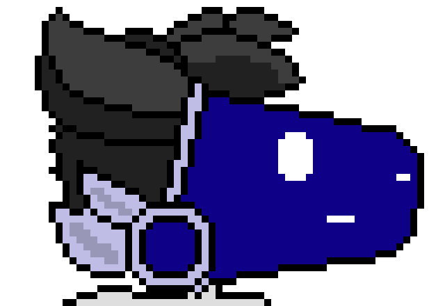 [0b51d0] -He walks over to Alex's gaming computer, and sings into Minecraft with his account-