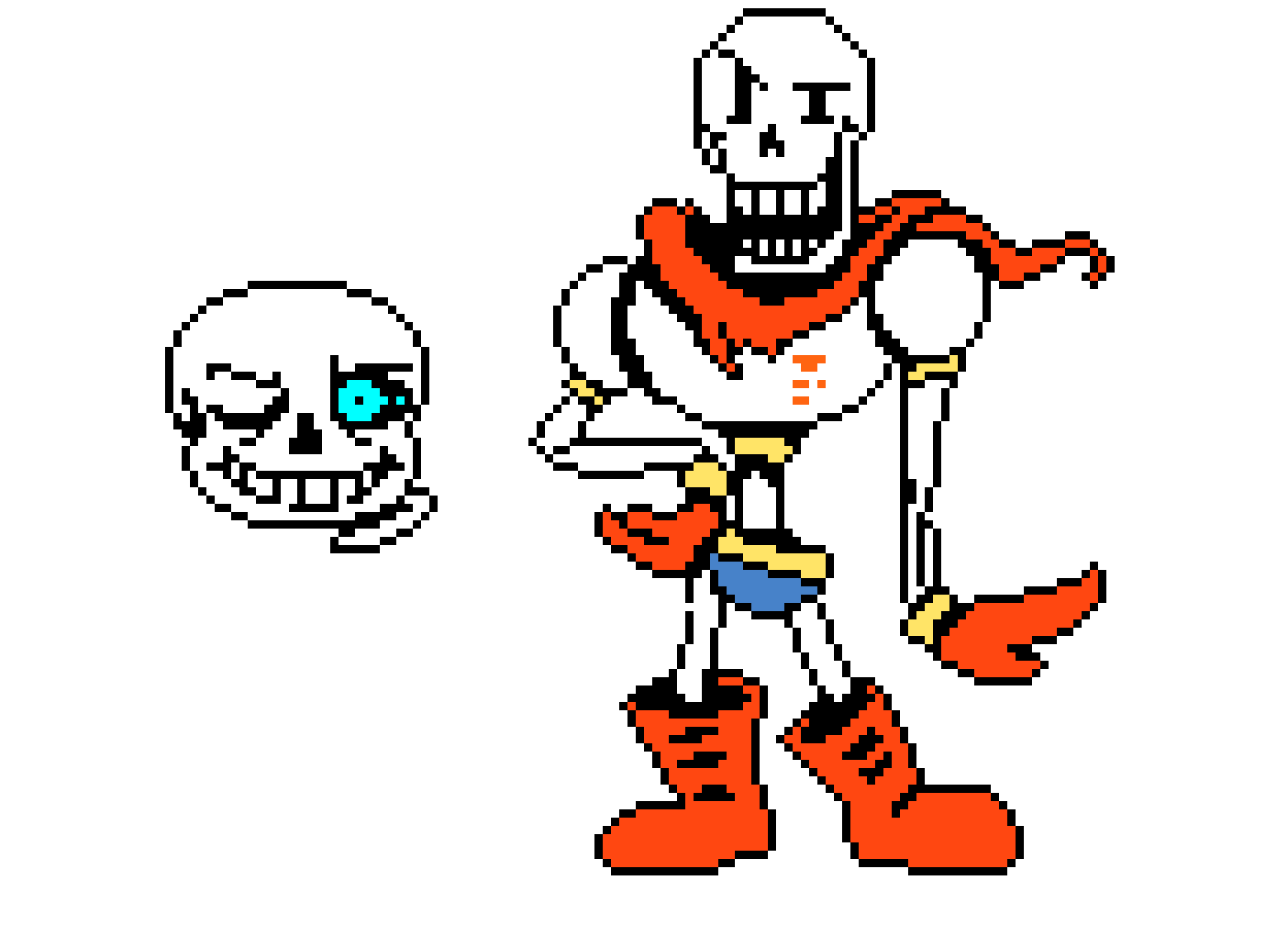 [820966] Undertale Sans and Papyrus The Skeletons.