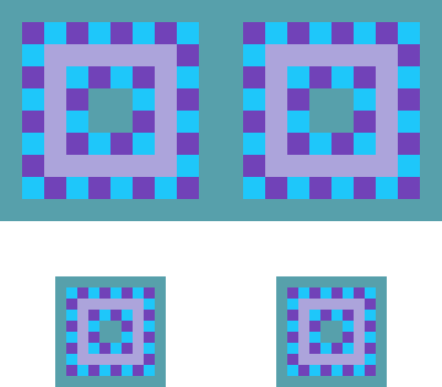 [7f558e] Pixel Quilt