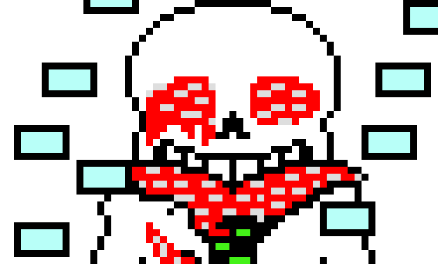 [53a360] Strings error sans foot then slams him on a gaster blaster then pins him on it with sharp bone * YOU
