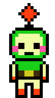 [a0efea] danganronpa Green Bomberman Pixel