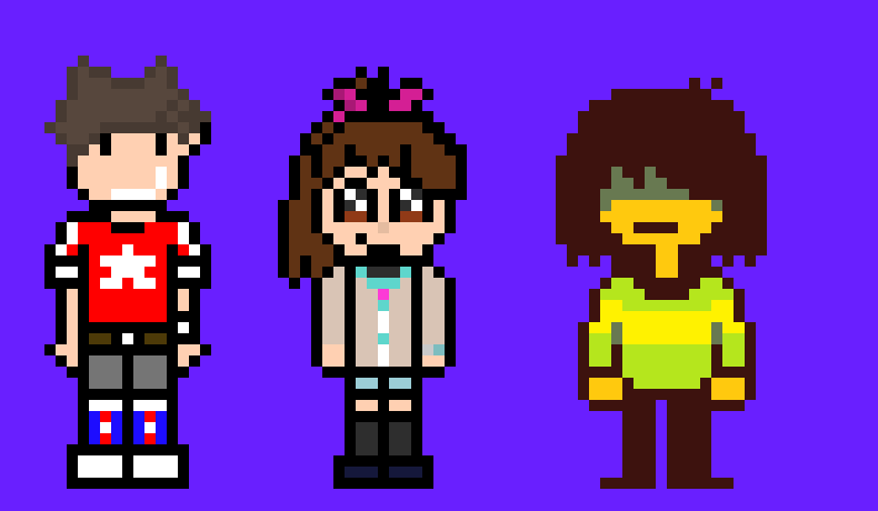 [2e1509] Autumn-How the _uck do I make Nate and Katie more Deltarune-ish?