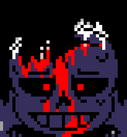 [7ce906] *(He'd look at king multiverse.) -HorrorTale Sans