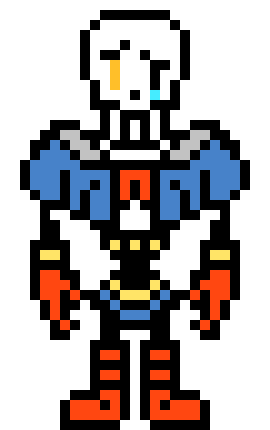 [6346ca] UnderTale - Disbelief Papyrus (Overworld Sprite)