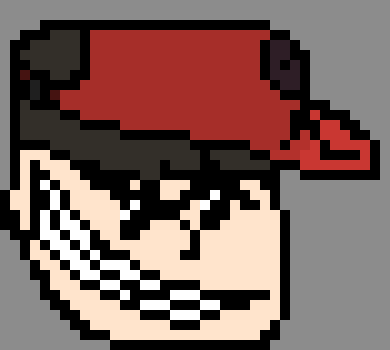 [741690] YOU LIKE THAT, HUH? HOW ABOUT A LITTLE MORE!! *Continues to strike at the android with the baseball bat over and over again* -Ben