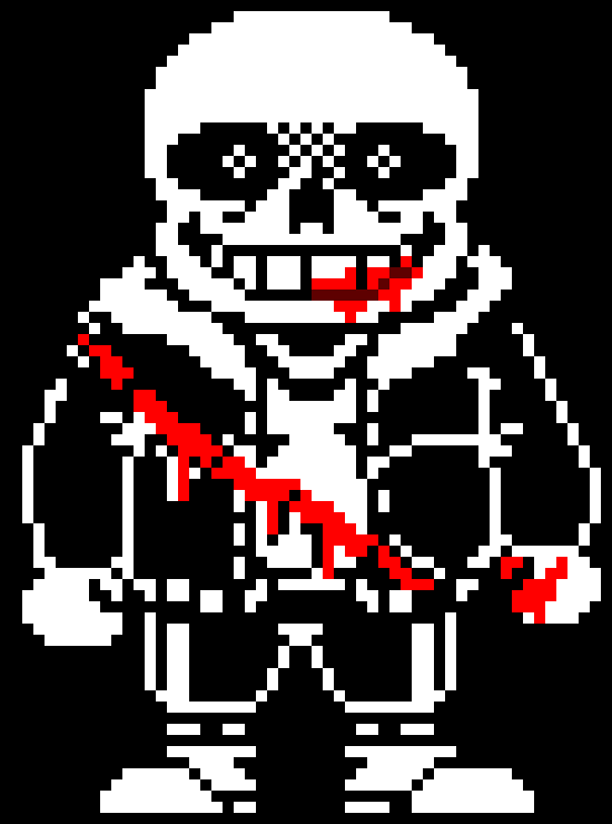 [7ac829]  last breath Sans phase 2 Sprite (my take)