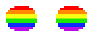 [16edaa] large rainbow pupils