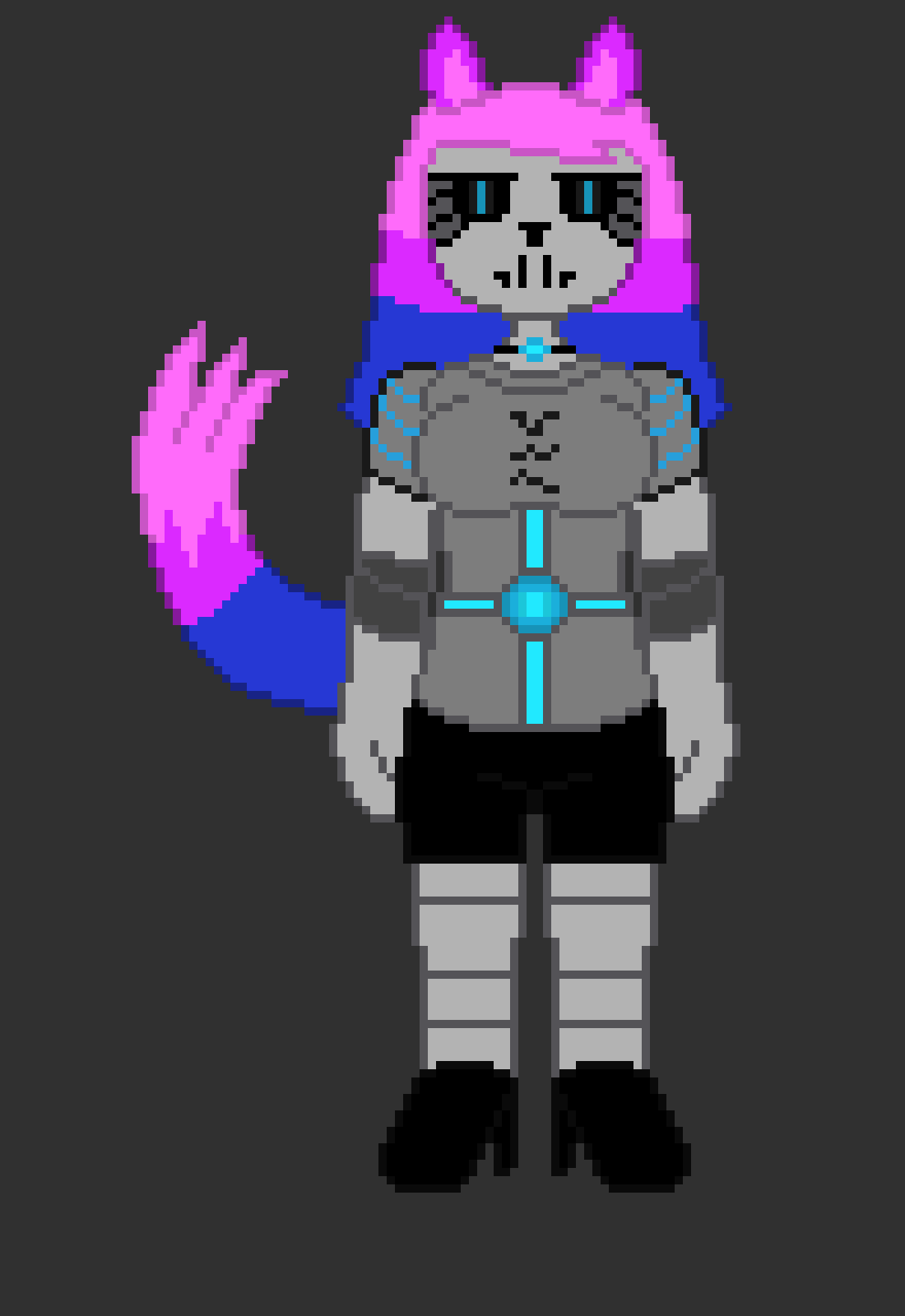 [4fbda4] does this look good?and also do i have to change hair...i think i'm finished-Evan 