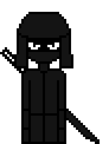 [a41074] *he cleans his face and simply lunges at the robot... he even put his sword away beforehand*