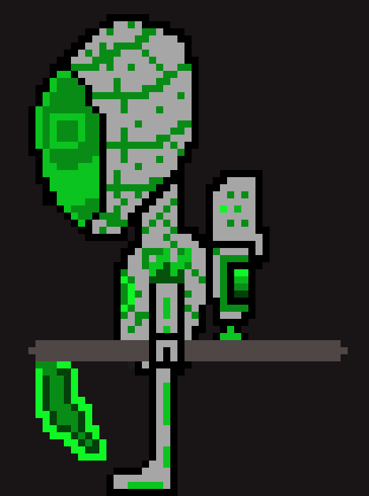 [d436d4] in 10 feet tall you dinkle *rips several holes in space time contium* 