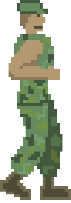 [9664c4] fighting soldier