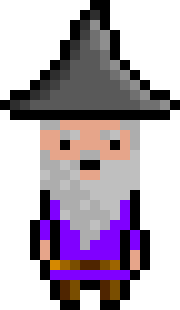 [bb0007] Pixel Wizard Purple Idle AniF4