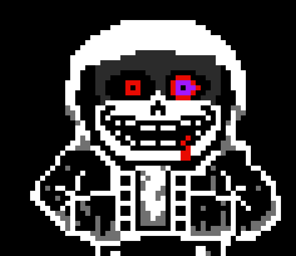 [4fbda4] dst can you make me some mad faces... if you do just drag one of the dust sans faces and put on top of a normal sans head then start making the face- Evan