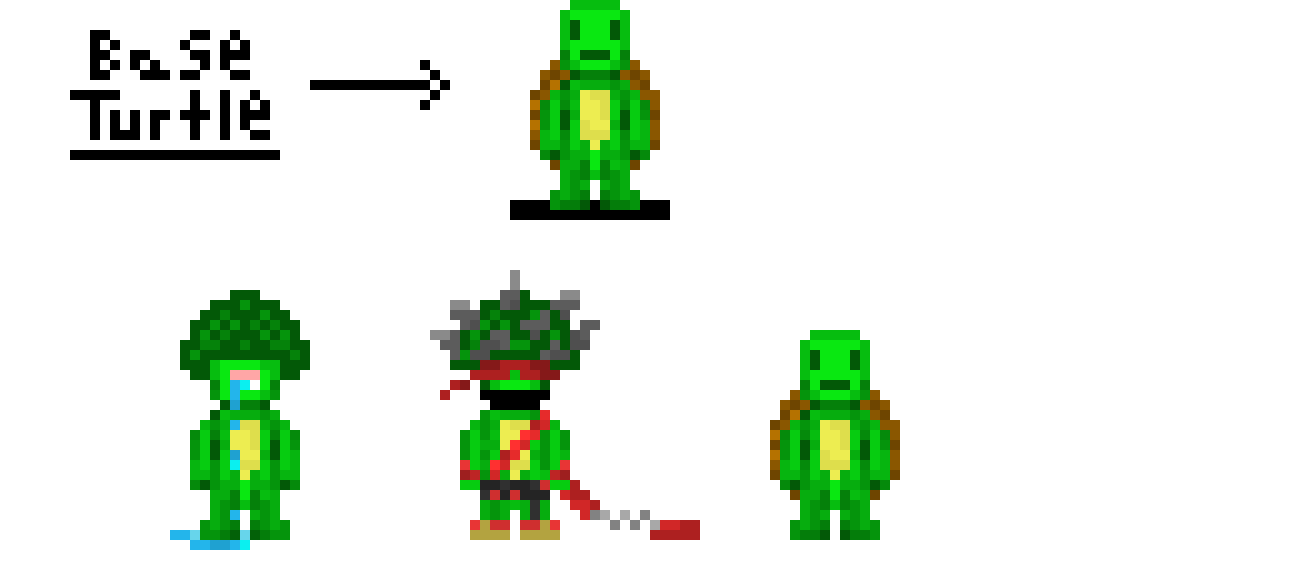 [950ed2] turtles for game